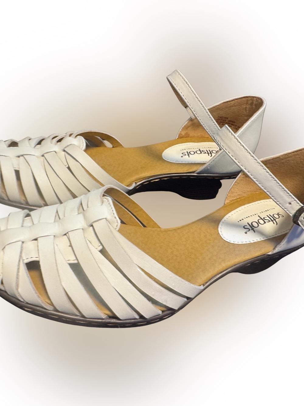 Cliffs by White Mountain Women’s White Strappy Sandals